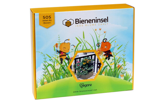 Bieneninsel Jede Biene zählt Holzwabe Bausatz und Anzuchtset für Wildbienen