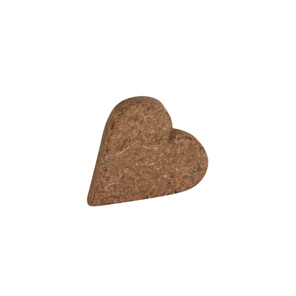 ProFlora® Kokosfaser Quelltabletten Herzen Ø 55mm Quellvolumen je ca. 250 ml