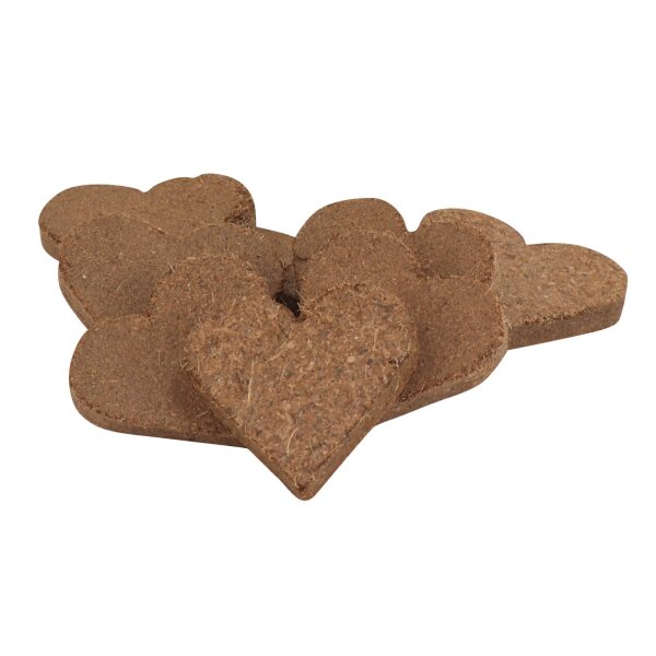 ProFlora® Kokosfaser Quelltabletten Herzen Ø 55mm Quellvolumen je ca. 250 ml