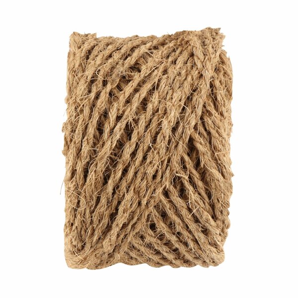 ProFlora® Kokosseil Baumbindeband Naturseil 50m 4,5mm