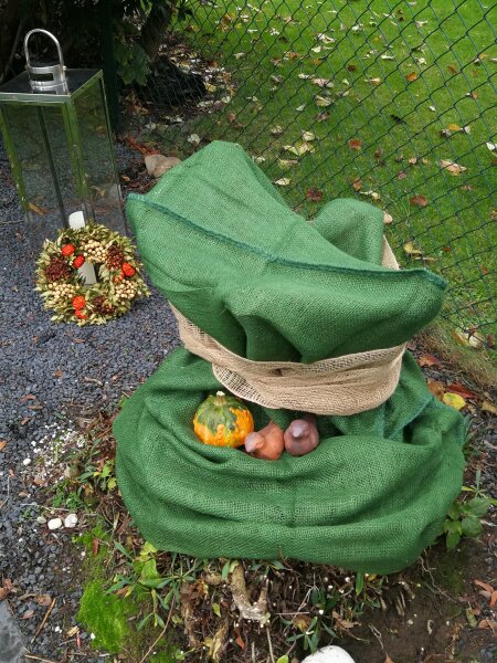 ProFlora® Jute Sack 110cm x 100cm grün