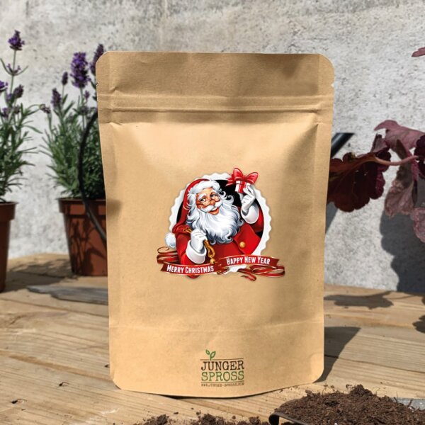 Merry Christmas-Happy New Year Weihnachtsmann (Gartenkresse)