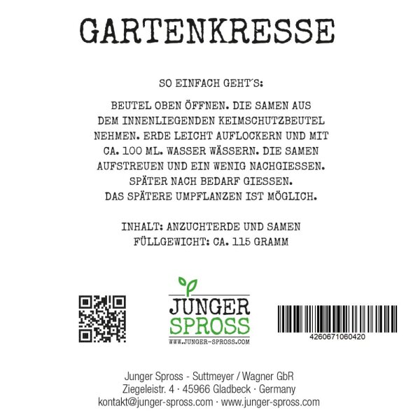 Merry Christmas-Happy New Year Weihnachtsmann (Gartenkresse)