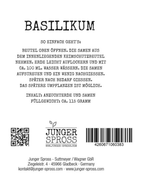 XMAS-Gib deinem Leben einen Gin (Basilikum)