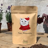 Frohe Weihnachten Katze (Katzengras)
