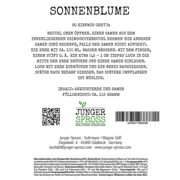 Happy Easter-Hasenloch (Sonnenblume)