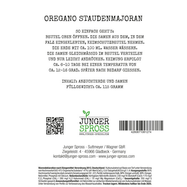 Let it snow (Oregano)