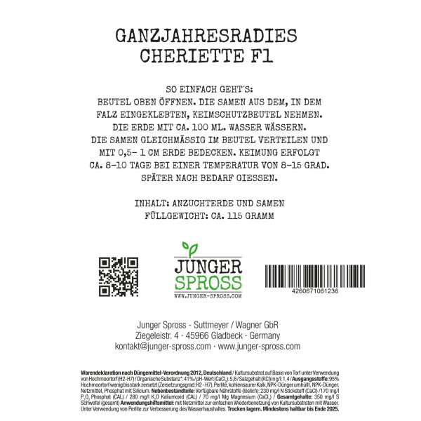 Merry Christmas Stempel (Radieschen)