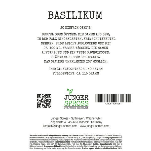 Eat, Drink and be Merry (Basilikum)