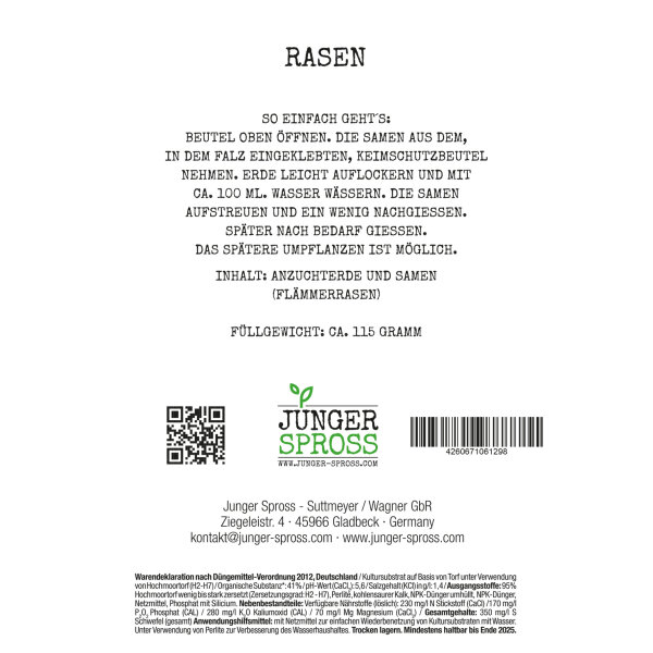 Merry Christmas Briefmarke (Rasensamen)