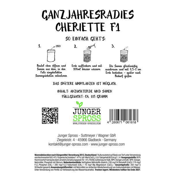 Mein erstes Radieschen (Radieschen)