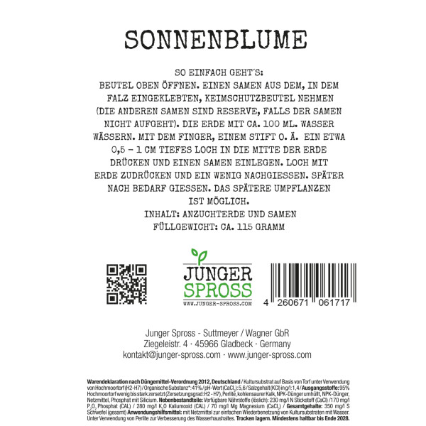 Alles Gute Schiffchen (Sonnenblume)