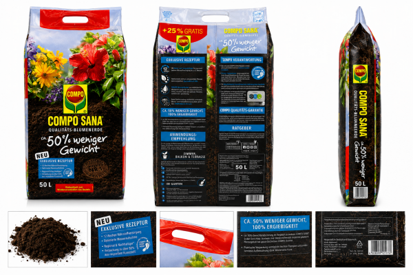 Compo Sana Erde 50 Liter Sack
