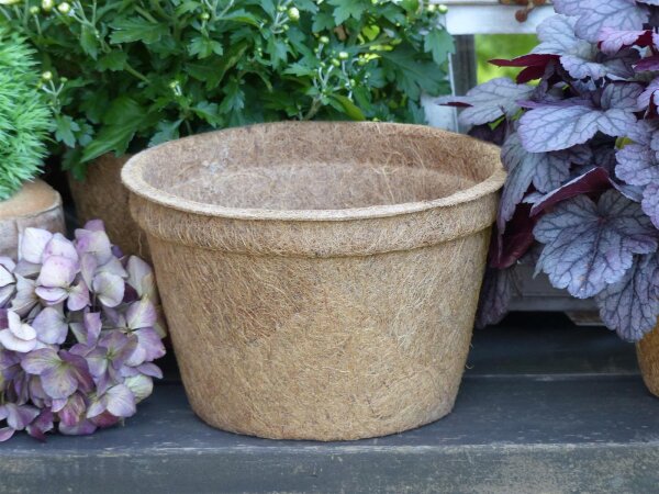 ProFlora® Kokosfaser Pflanztopf 2,0l rund 19cm x 12cm x 12cm 1 Stück