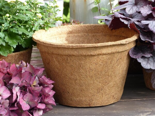 ProFlora® Kokosfaser Pflanztopf 5,0l rund 26,5cm x 17cm x 16cm 1 Stück