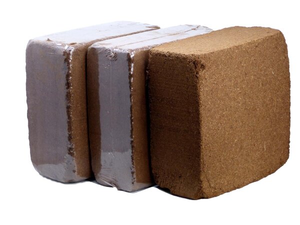 ProFlora® Kokosfaser Bodengrund Block fein ergibt je ca. 70 Liter 3 Stück